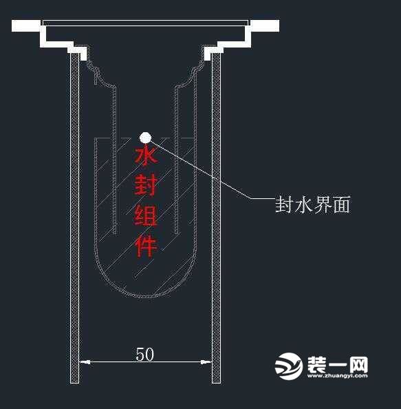 解决方法:更换"组件式——深水水封防臭地漏"或者"浅水水封防臭地漏