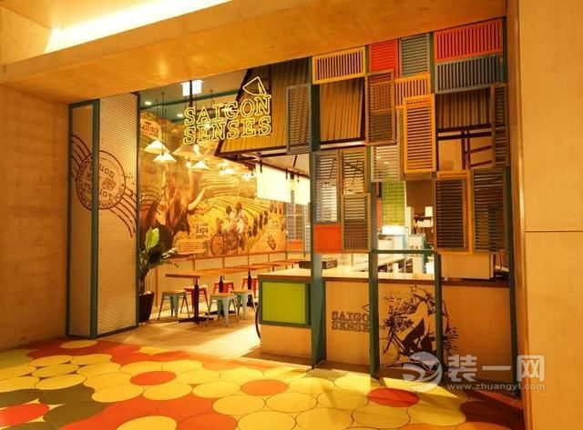 越南民族特色餐厅装修设计效果图